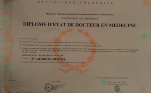 Diplome Medicine POC Mehdi Bouricha These medecine
